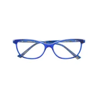 etnia barcelona lunettes de vue à monture rectangulaire - bleu