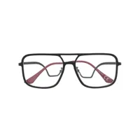 marni eyewear lunettes de vue c47 à monture carrée - noir
