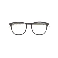 mykita lunettes de vue jujubi à monture carrée - gris
