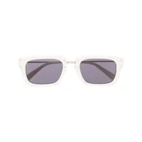 jacquemus lunettes de soleil teintées à monture carrée - blanc