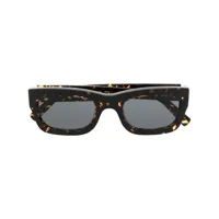 marni eyewear lunettes de soleil cwe à monture rectangulaire - noir