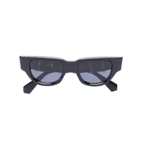 valentino eyewear lunettes de soleil à monture papillon - noir