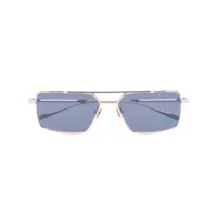 valentino eyewear lunettes de soleil à monture carrée - or