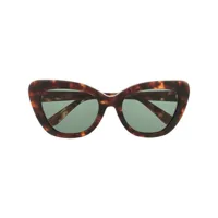 undercover lunettes de soleil à monture papillon - marron