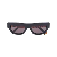 gucci eyewear lunettes de soleil teintées à monture carrée - noir