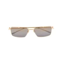 valentino eyewear lunettes de soleil rockstud à monture pilote - or
