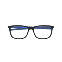 prada eyewear lunettes de vue rectangulaires ps07ov - noir