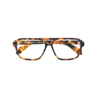 off-white lunettes de vue optical modèle 28 à monture rectangulaire - marron