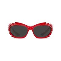 balenciaga eyewear lunettes de soleil spike - rouge