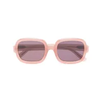 ambush lunettes de soleil mylz à monture ronde - rose