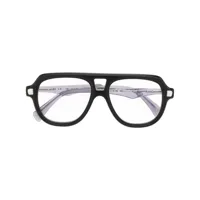 kuboraum lunettes de vue q4 à monture pilote - noir