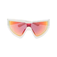 moncler eyewear lunettes de soleil à monture papillon - blanc