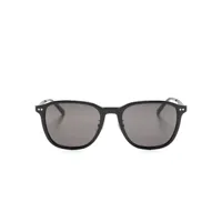 dunhill lunettes de soleil teintées à monture carrée - noir
