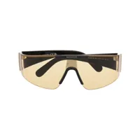 moncler eyewear lunettes de soleil à monture oversize - noir