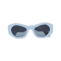 ambush lunettes de soleil pryzma à monture géométrique - bleu