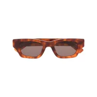 ambush lunettes de soleil à effet écailles de tortue - marron