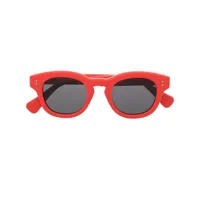 kenzo lunettes de soleil à monture ronde - rouge