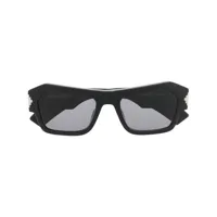 marcelo burlon county of milan lunettes de soleil cardo à monture rectangulaire - noir