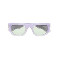 marcelo burlon county of milan lunettes de soleil calafate à monture carrée - violet