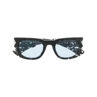 marcelo burlon county of milan lunettes de soleil calafate - noir