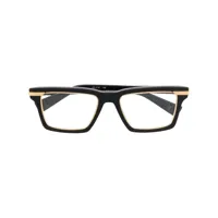 balmain eyewear lunettes de vue à monture carrée - noir