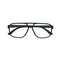 mykita lunettes de vue mat à monture pilote - noir