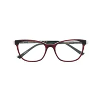etnia barcelona lunettes de vue grimaldi à monture carrée - rouge