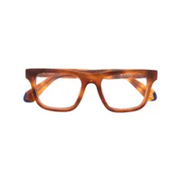 etnia barcelona lunettes de vue brutal 5 à monture carrée - marron