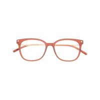 mykita lunettes de vue kalla 769 à monture carrée - orange