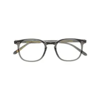 garrett leight lunettes de vue à monture carrée - noir