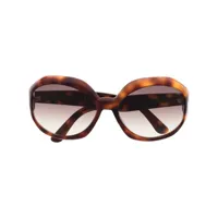 tom ford eyewear lunettes de soleil georgia-02 - marron