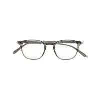 garrett leight lunettes de vue à monture ronde - gris