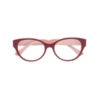 cartier eyewear lunettes de vue à monture papillon - rose