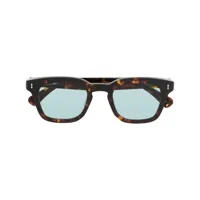 peter & may walk lunettes de soleil à monture carrée - marron