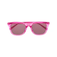 saint laurent eyewear lunettes de soleil à monture carrée - rose