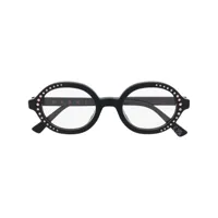 marni eyewear lunettes de vue jxr nakagin à ornements en cristal - noir