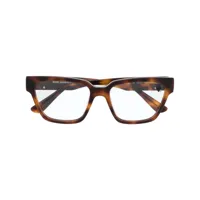 karl lagerfeld lunettes de vue d'inspiration wayfarer - marron