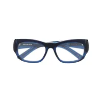 balenciaga eyewear lunettes de vue à monture d - bleu