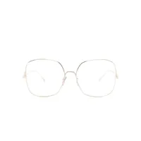 pomellato eyewear lunettes de vue oversize à monture carrée - or