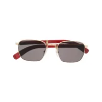 cartier eyewear lunettes de soleil teintées à monture carrée - rouge