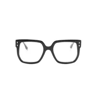 isabel marant eyewear lunettes de vue à monture carrée - noir
