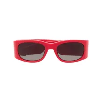 ambush lunettes de soleil teintées à logo imprimé - rouge