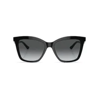 bvlgari lunettes de soleil à monture carrée - noir