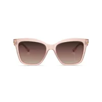 bvlgari lunettes de soleil à monture carrée - rose