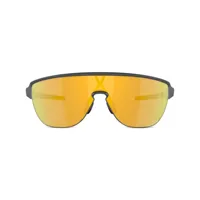 oakley lunettes de soleil à monture oversize - noir