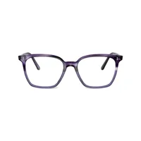 oliver peoples lunettes de vue à monture carrée - violet