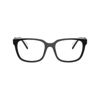 prada eyewear lunettes de vue à monture carrée - noir