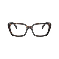 prada eyewear lunettes de vue à monture carrée - vert