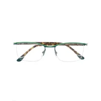 etnia barcelona lunettes de vue bonnie à monture rectangulaire - vert