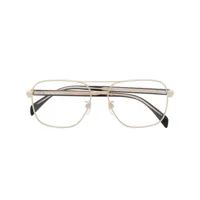 eyewear by david beckham lunettes de vue à monture pilote - or